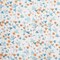1 Yard Silk and Cotton Voile Fabric Liberty of London Josephines Garden Blue and Orange Fabric